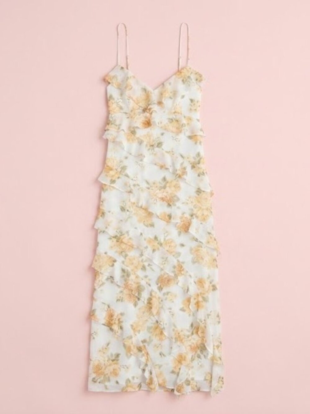 Ever New Floral Ruffle Maxi Dress